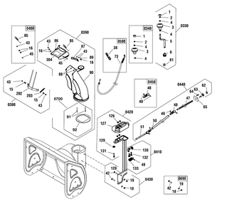 Part Location Diagram of 709757 Murray Kit, Bracket, Chute Rotation Hardware